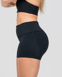 Softline Sculpted Fold-Over Short | Onyx Shadow