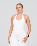 SoftLine - Sculpted Halter Top with Bra support | Coconut Milk