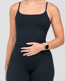 SoftLine Sculpted Essential Mid Tank with Bra support | Onyx shadow